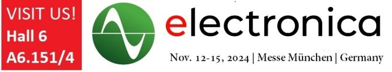 順仁電子參與德國慕尼黑Electronica 2024，Hall 6 A6.151/4，歡迎來參觀我們的攤位